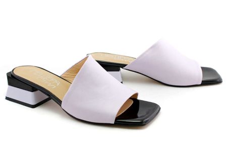 Дамски, елегантни чехли в лилаво - Модел Киара.