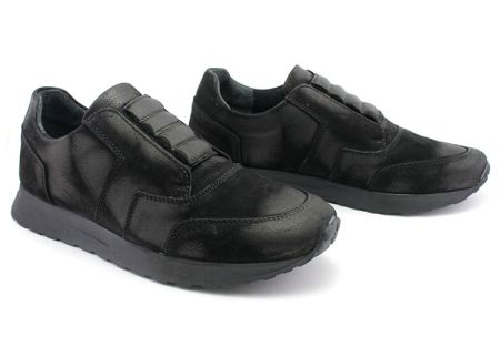 Мъжки, спортни обувки в черно - Модел Зоран.