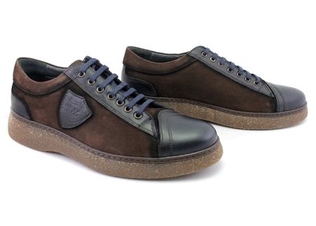 Мъжки, ежедневни обувки в кафяво - Модел Давид.