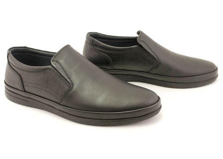 Pantofi casual pentru bărbați în negru - Model Carter.