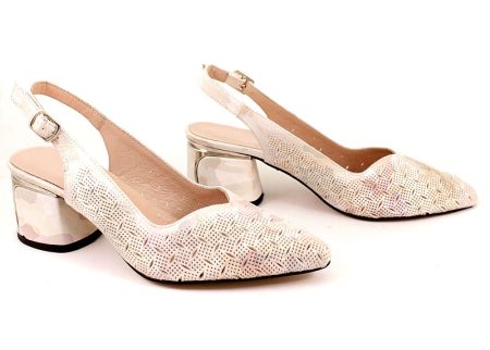 Pantofi formali dama in bej - Model Florenţa