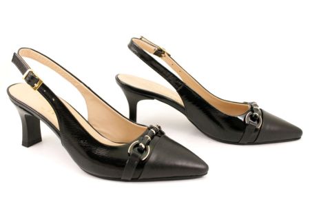 Дамски официални сандали в черно - Модел 2645.01-247.45