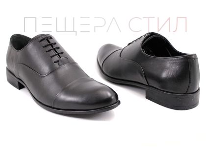 Мъжки официални обувки в черно 1654 CH