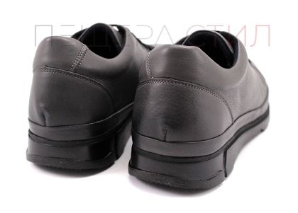 Мъжки обувки от естествена кожа в сиво 515 SV
