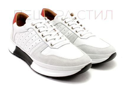 Мъжки спортни обувки в бяло 382 B