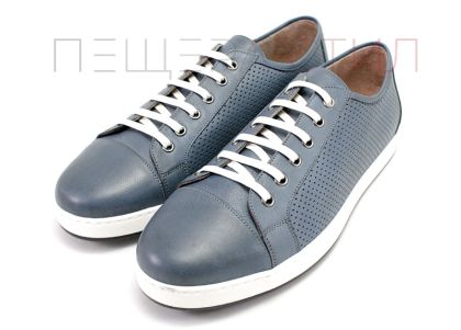 Мъжки меки обувки в дънково синьо 703р SN