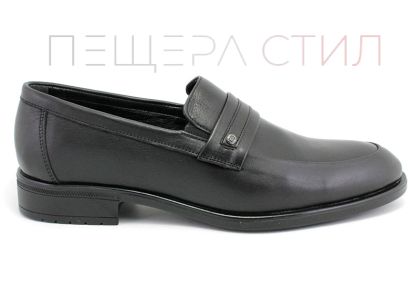Мъжки обувки от естествена кожа в черно 908 CH