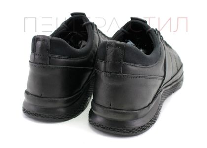 Мъжки обувки от естествена кожа в черно 1315 CH