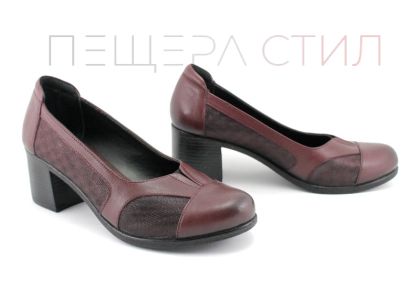 Дамски ежедневни обувки в бордо, Модел Миа.