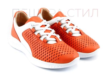 Дамски спортни обувки в цвят нар, Модел Сесил.
