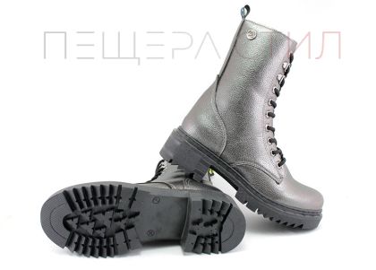 Дамски кубинки в цвят платина- Модел 202 PL.