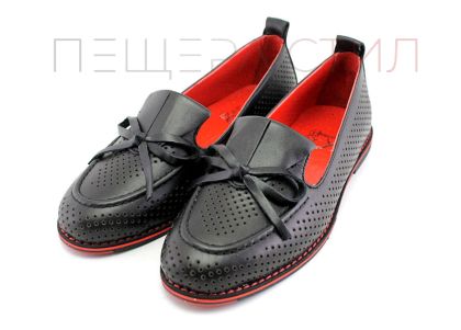 Дамски обувки в черно -  Модел Полин.