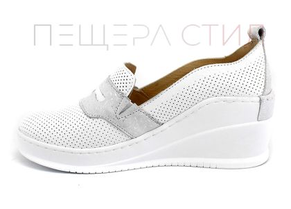 Дамски летни обувки в бяло -  Модел Моник