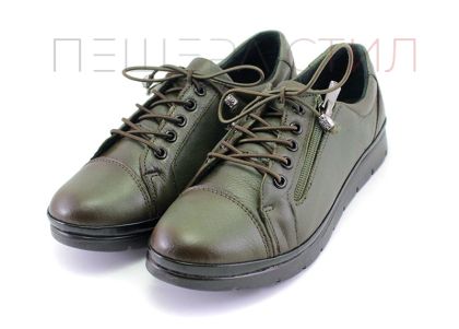 Дамски, ежедневни обувки в зелено - Модел Клио