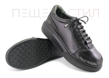 Дамски, ежедневни обувки в черно - Модел Талия