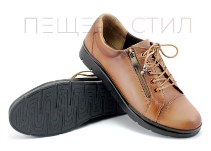 Дамски, ежедневни обувки в цвят визон - Модел Клио