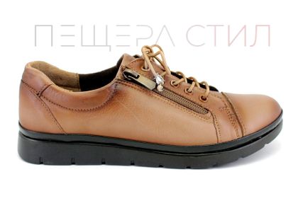 Дамски, ежедневни обувки в цвят визон - Модел Клио