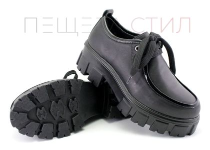 Дамски, ежедневни обувки в черно - Модел Ерика