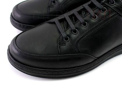 Мъжки обувки в черно - Модел Емануел