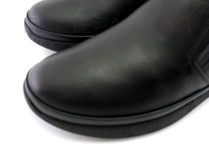 Мъжки ежедневни обувки с връзки в черно - Модел Сава