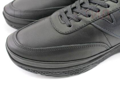Мъжки спортни обувки в черно и тъмно синьо - Модел Ендо