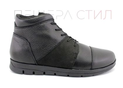 Мъжки боти в черно, модел Херман