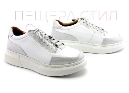 Дамски, ежедневни обувки в бяло - Модел Талия