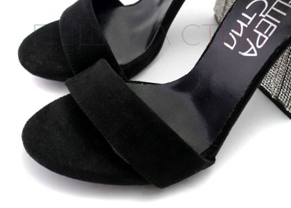 Дамски, официални сандали в черно - Модел Грация