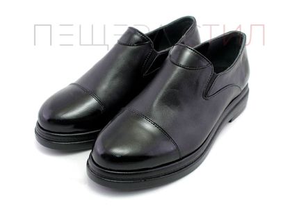 Дамски ежедневни обувки без връзки в черно - Модел Ареселис