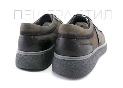 Мъжки, ежедневни обувки в сиво - Модел Давид