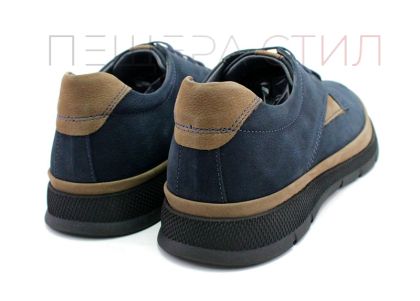 Мъжки обувки в тъмно синьо - Модел Йохан