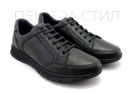 Мъжки, ежедневни обувки в черно - Модел Демарио І