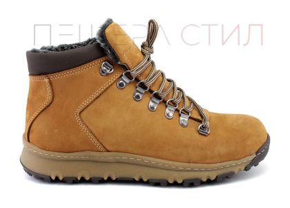 Мъжки туристически боти в цвят тютюн, модел Калин