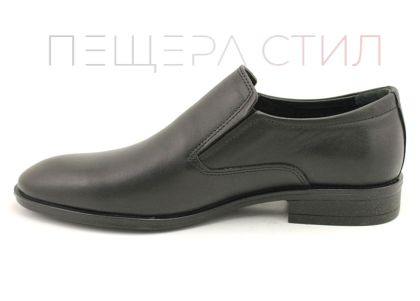 Мъжки официални обувки в черно, модел Майер.
