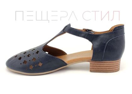 Дамски, ежедневни сандали в синьо - Модел Палмия.