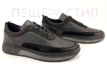 Pantofi casual pentru bărbați în negru - Model Maxim.