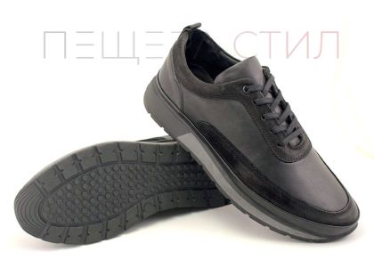 Pantofi casual pentru bărbați în negru - Model Maxim.