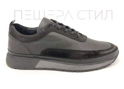 Pantofi casual pentru bărbați în negru - Model Maxim.