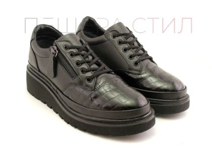 Pantofi casual de dama in negru - Model Sarah.