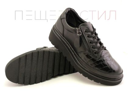 Pantofi casual de dama in negru - Model Sarah.