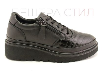 Pantofi casual de dama in negru - Model Sarah.