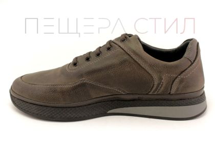Мъжки, ежедневни обувки в сиво - Модел Мануел.