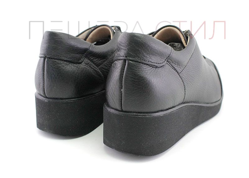 mucus browser Transplant Pantofi casual pentru femei, cu șireturi negre - Model Yolanda