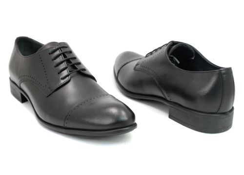 Мъжки официални обувки в черно 1678 CH
