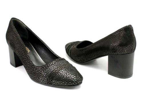 Femei pantofi oficial în negru - model 103n CH