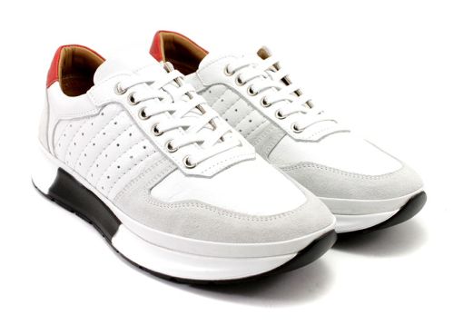 Мъжки спортни обувки в бяло 382 B