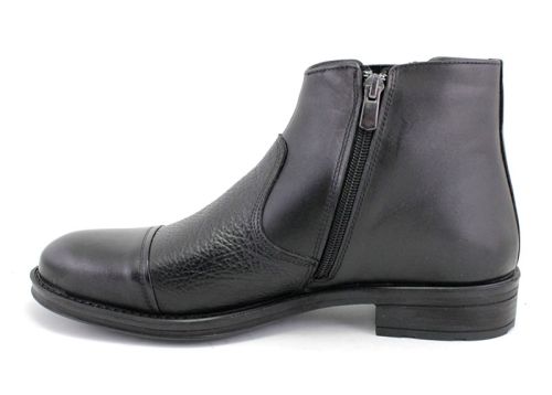 Мъжки официални боти в черен цвят, модел Далас.