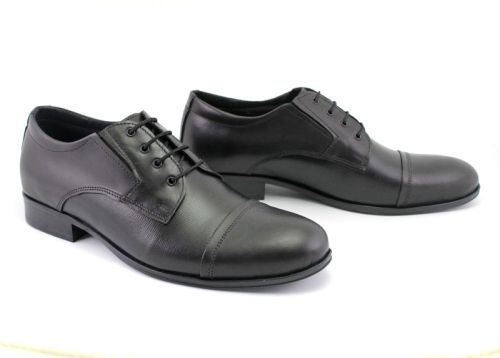Мъжки официални обувки в черно, модел Джино, размери 39-46.