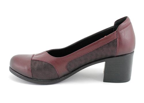 Femei pantofi casual în Burgundy - Model Mia