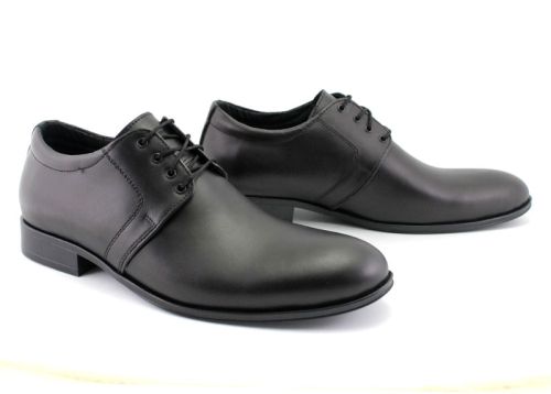 Мъжки официални обувки в черно, модел Мигел.